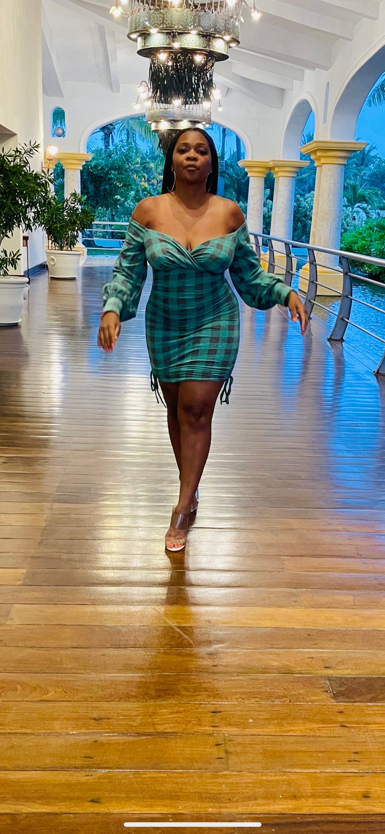 Pretty Plaid Mini Dress