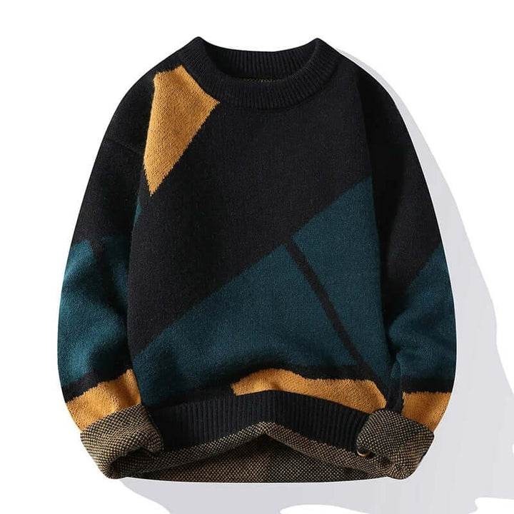 Pull Col Rond Classique Pour Hommes