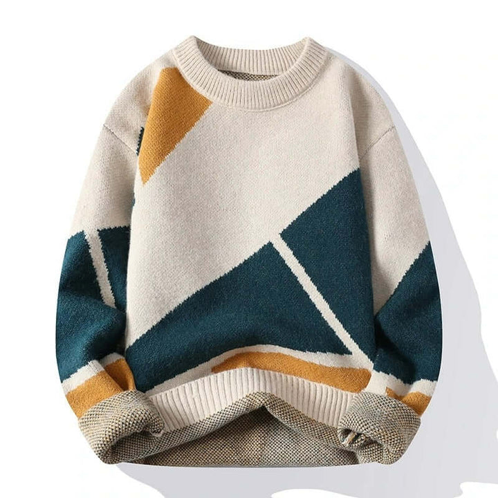 Pull Col Rond Classique Pour Hommes